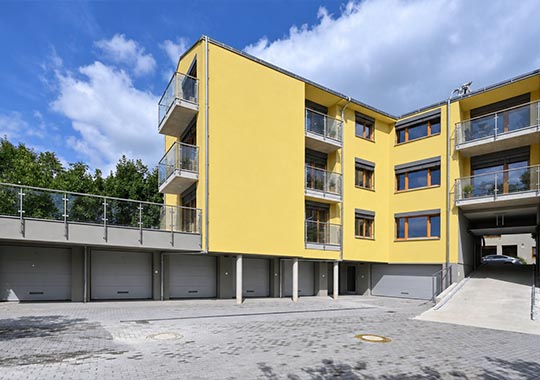 Parking v EFI Rezidenci Holzova