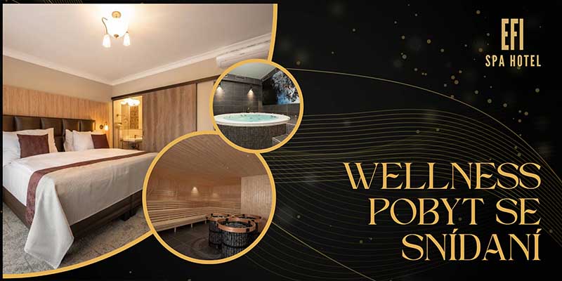 EFI SPA Hotel - wellness pobyt na 1 noc se snídaní pro 2 osoby