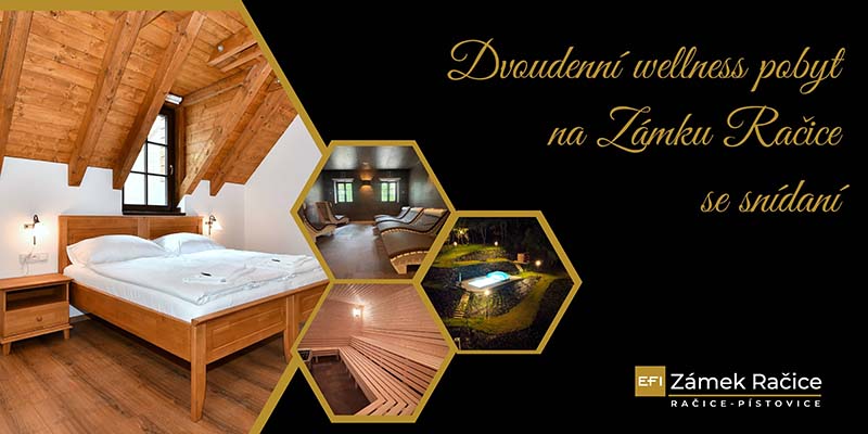 Dvoudenní wellness pobyt se snídaní - Zámek Račice